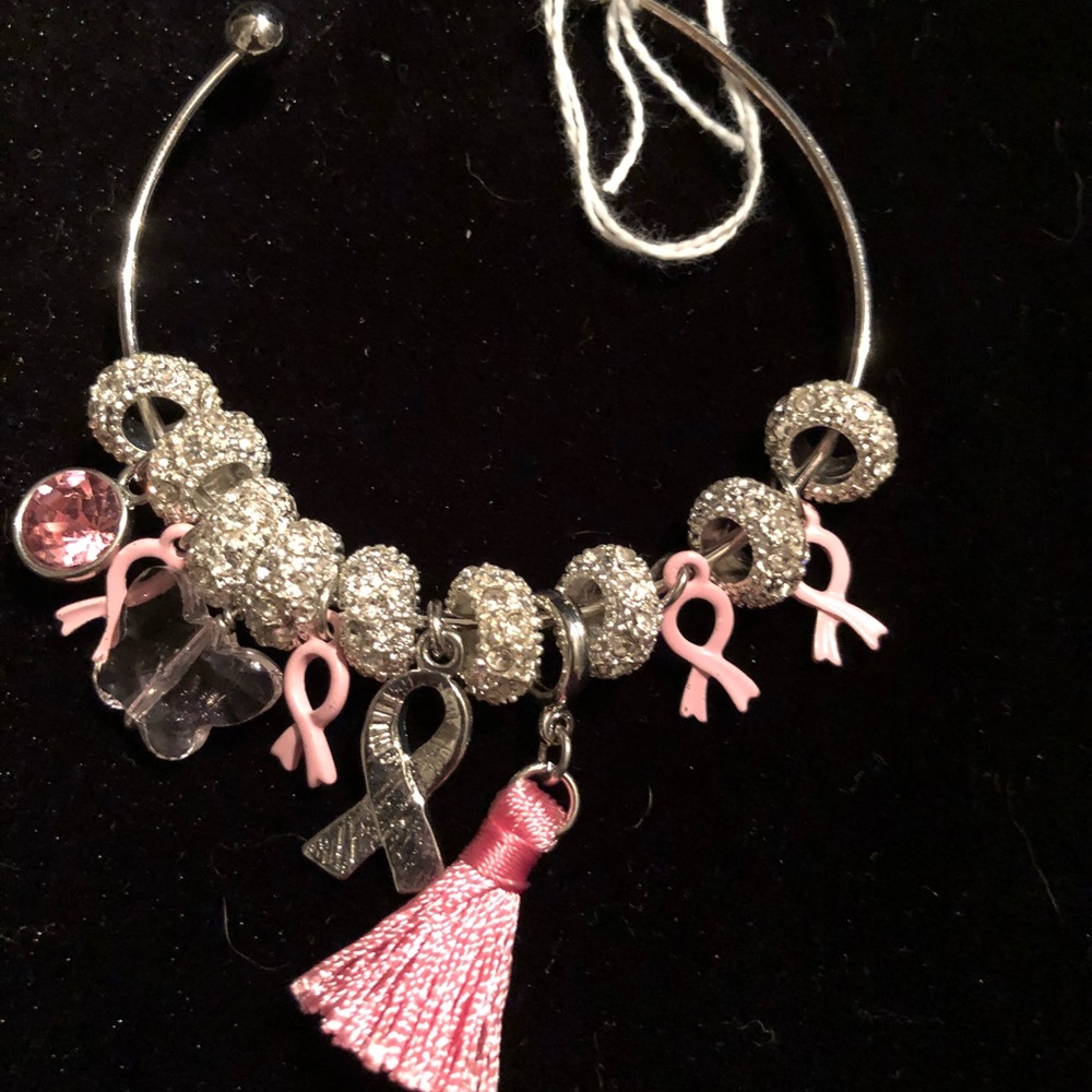 Breast cancer awareness bangle